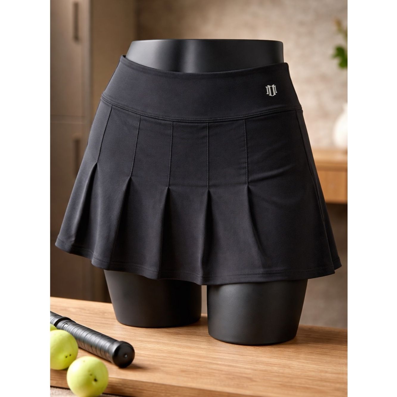 Nwt Eleven Venus Williams Black Flutter Skirt Skort Tennis Pickleball - Size L